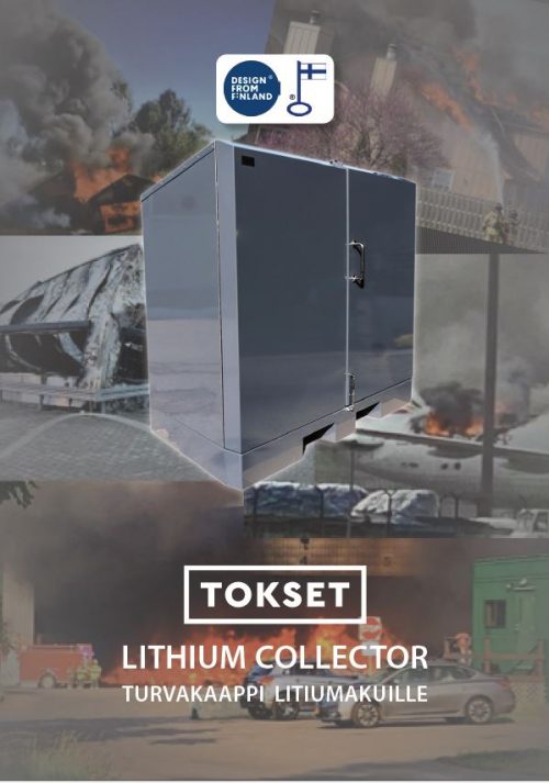 Litium Collector akkujen turvakaapit